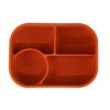 Silicone Lunch Box Microwave Safe Reusable Leakproof Food Storage Container