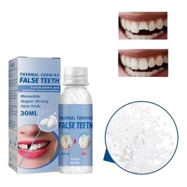 Perlas Reparación Dientes Postizos Gránulos 30ml