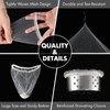 200 Pack Kitchen Sink Strainer Mesh Bag, Anti-Clogging Disposable Sink