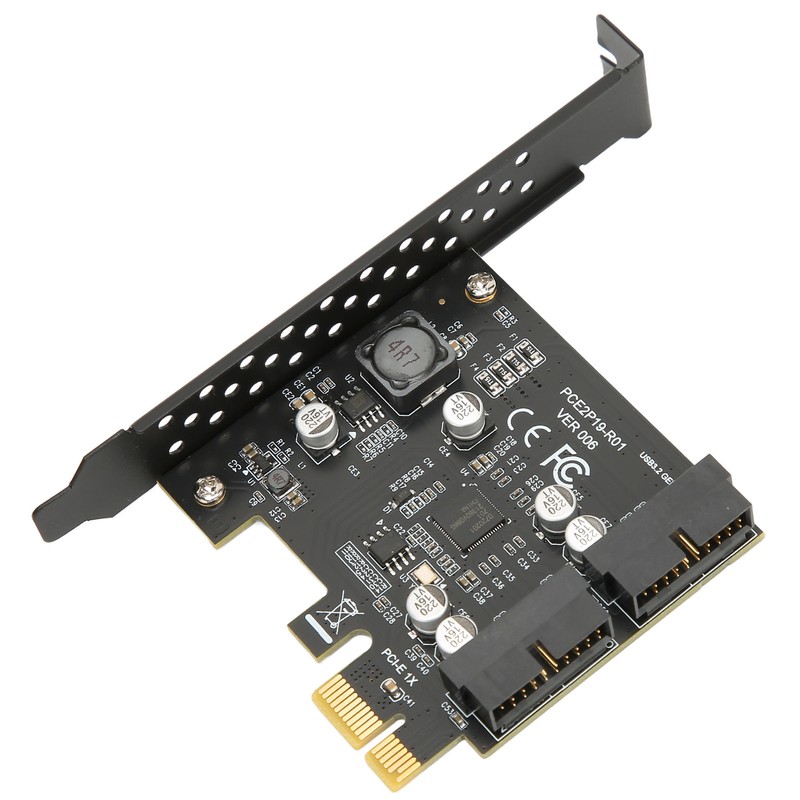 PCIE to USB 3.2 Expansion Card 5Gbps High Speed USB3.2