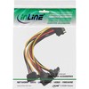 Y Power Supply Cable SATA Female / 4 x SATA