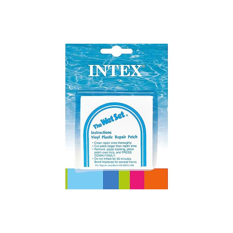 INTEX Wet Set Adhesive Vinyl Plastic Swimming Pool Tube Repair