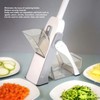 Vegetable Cutter Compact Washable Fruits Cutter Portable Upright Food Chopper
