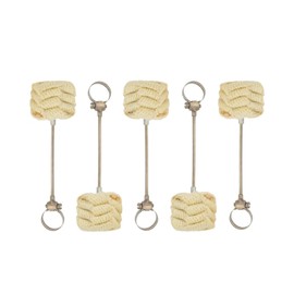 Synergy FlowArts Crown Knot Quick Wicks, Turn Any Hoop into a firehoop, The Original fire Wick for Hula Hoops, for 5/8" or 3/4" OD tubing Size, 5 Pack (for 3/4" Tubing)