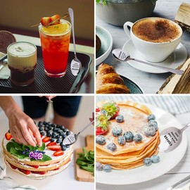 Coffee Spoons Gifts for Friends Wife Husband Christmas Gifts Funny Spoon for Coffee Lovers Gifts for Her Him Cousin Birthday Gifts for Coffee Drinkers Coffee Gift for Men Women Coffee Stuff