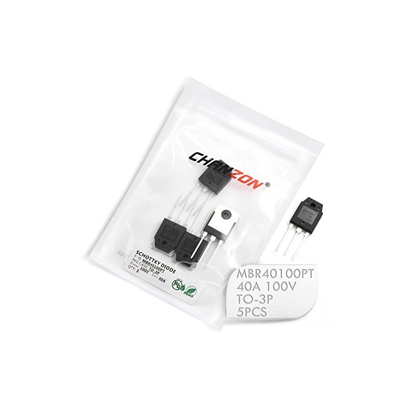 (Pack of 5 Pieces) Chanzon MBR40100PT Schottky Barrier Rectifier Diodes