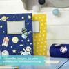 Pencil Case with 4 Buttons for Boys and Girls, Felt