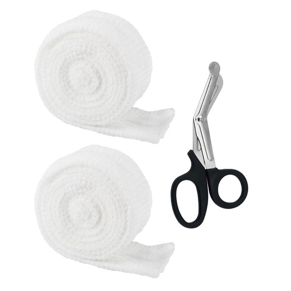 KEMUZ Elastic Mesh Wound Dressing, Fix Mesh Tube Bandage, Elastic