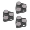3Pcs Diamond Grinding Shoes Trapezoid Concrete Floor Cutting 3 Cylinder