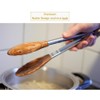Wooden Kitchen Tongs, 30 cm, Sustainable, for Cooking, Grilling and