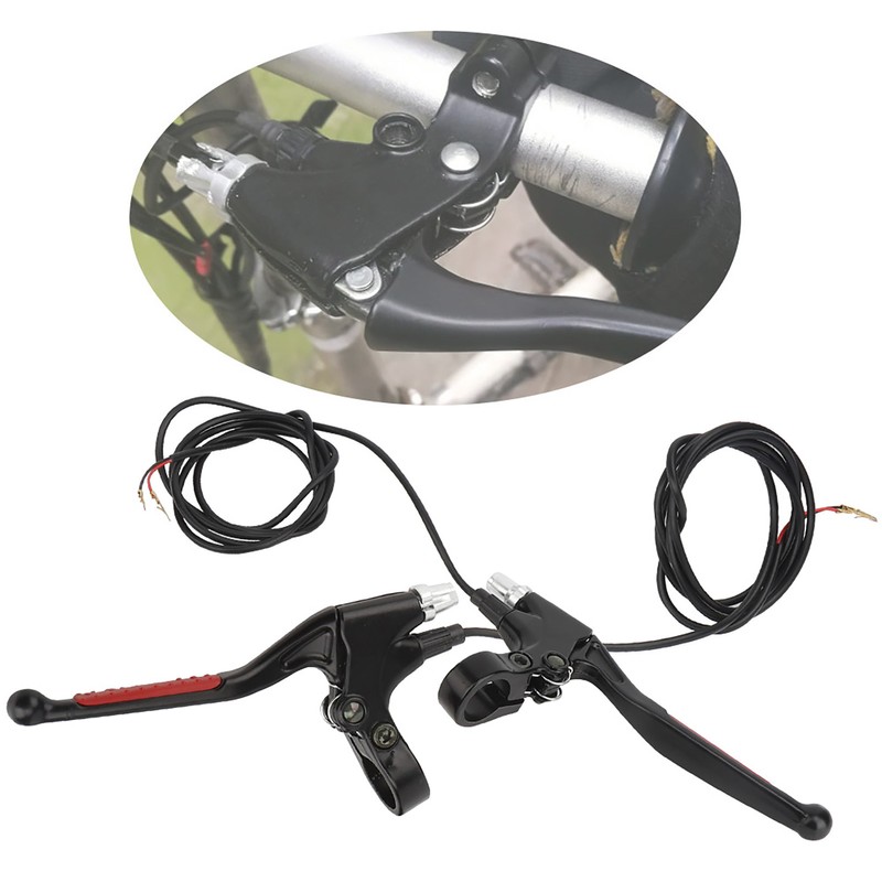 2pcs Aluminum Bicycle Brake Lever Electric Brake Handle for Electric