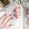 Nail Tips, Gray Nail Tips, Heart Style, Coming of Age