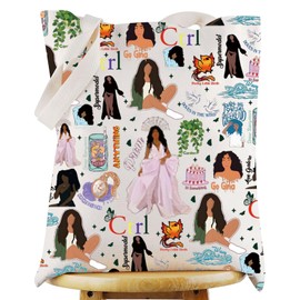 WZMPA Music Album Tote Bag Singer Concert Gift Singer Lyric Fans Reusable Grocery Bag Singer Merchandise (Ctrl TG)