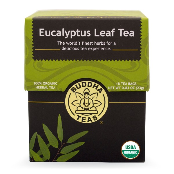 Buddha Teas Eucalyptus Leaf Tea, 18 Count (Pack of 6)