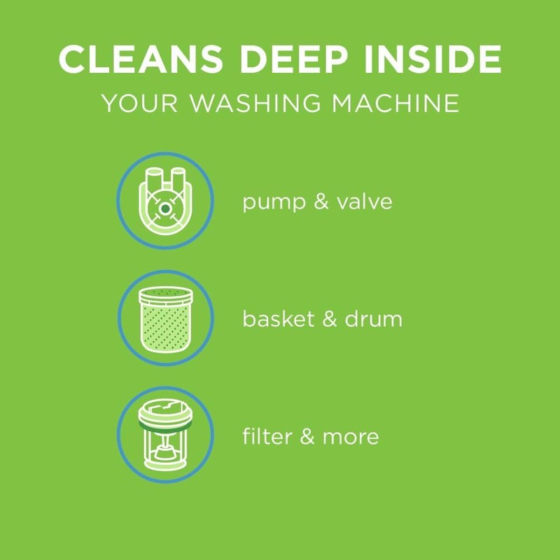 Affresh Washing Machine Cleaner, 6 Month Supply, Cleans Front Load
