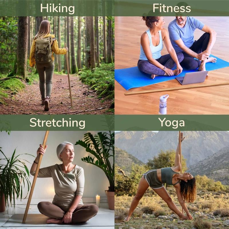 BambooMN Bamboo Bo Staff Round End - Diameter: 1", Length: