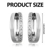 Mikovivi Double Hoop Earrings for Women, Small Huggie Hoop Earrings
