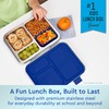 Bentgo Bentgo Kids Stainless Steel Prints Leak-Resistant Lunch Box -