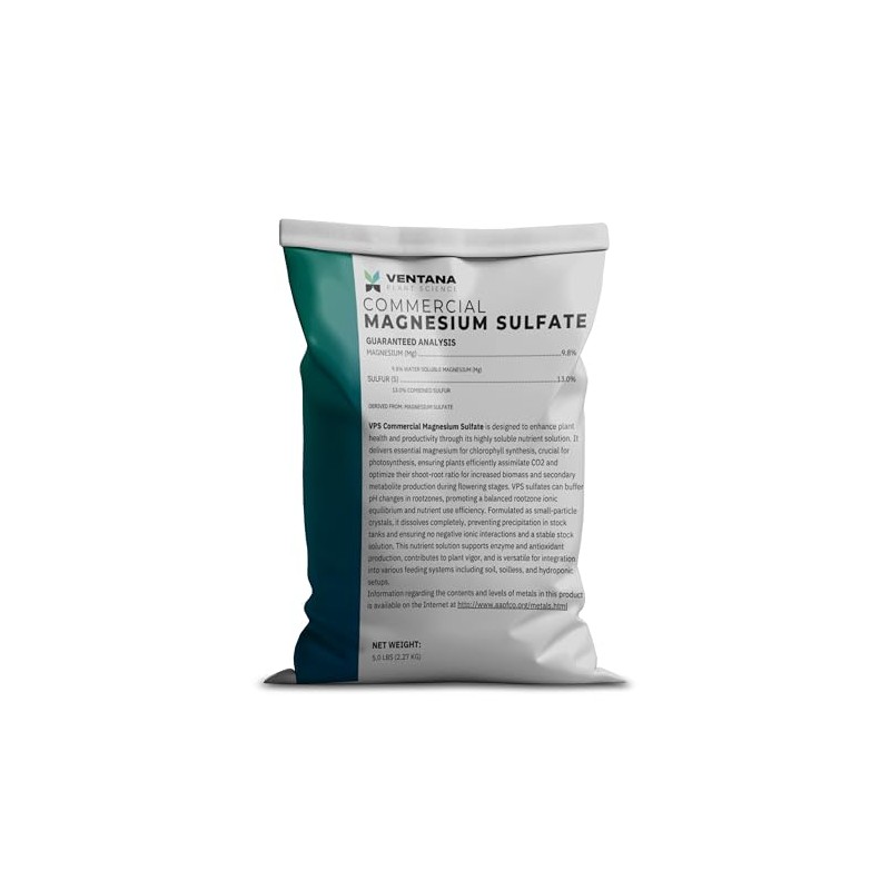 Ventana Plant Science - Magnesium Sulfate (13% S, 9.8% Mg)