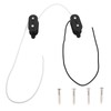 4 String Pickup Set Vintage 2 Outputs 6.9k Magnetic Single