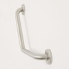 12-inch x 12-inch Boomerang Shaped Shower Grab Bar, Stainless Steel