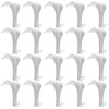 VILLCASE 20pcs Picture Hanging Rail Hooks, Picture Rail Hanger Picture