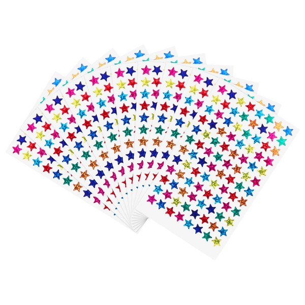 Toyvian 960 Cuentas de 1 Cm Autoadhesivas Brillantes Pegatinas de