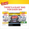 Glad Large Drawstring Trash Bags, ForceFlex 30 Gallon Black Trash