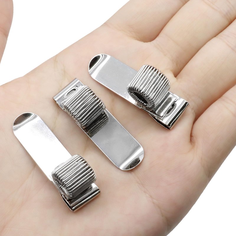 Zorveiio 3 Pcs Metal Pen Holder, Transverse Style, Silver