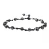 Amazing Gemstones Hematite Anklet (Hand Knotted) - 6mm Bead Anklet