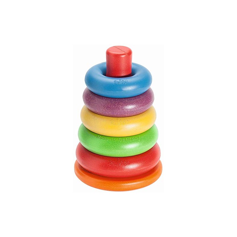 Anbac, Multi Color 70070 Toys-Ring Pyramide