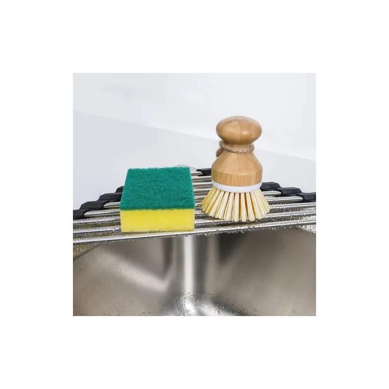Escurreplatos Triangular Enrollable Plegable Para Fregadero