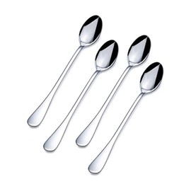 Towle Living Basic Stainless Steel Ice Beverage Spoon, Set of 4