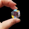3pcs 2cm Optical Glass X-cube Prism RGB Dispersion Prism for