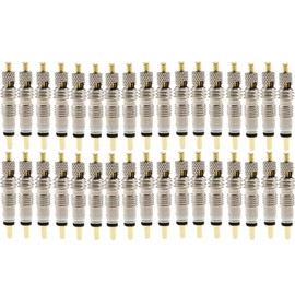 UCCKEYI 40 Pieces Valve Core Bike Compatible with Tubeless Road MTB Bike Brass Tubeless Core