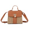 EVEOUT Straw Crossbody Bag Women Summer Elegant Woven Rattan Basket