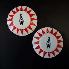 Stern MEMORY LANE Pinball Machine POP BUMPER CAP SET