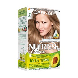 Garnier Nutrisse Creme Coloración Permanente Con Mascarilla Nutritiva De Cuatro Aceites - Rubio 7