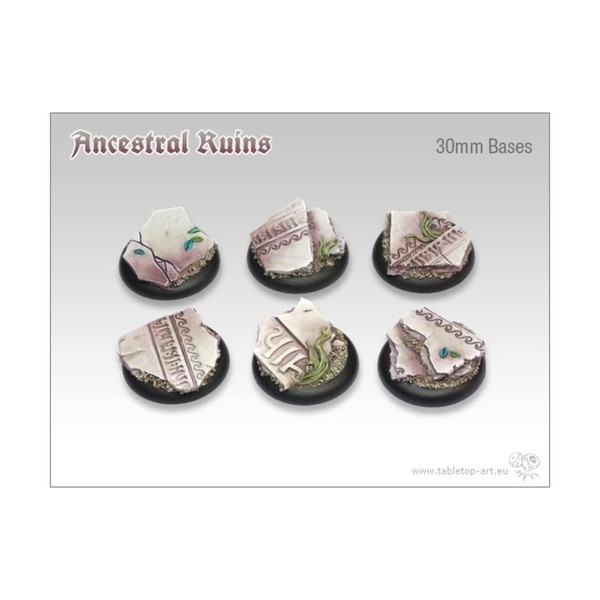 30mm Round Base w/Lip - Ancestral Ruins