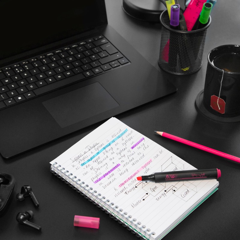 Ashton and Wright - ElectroGlide Triangular Highlighters (Neon & Pastel)