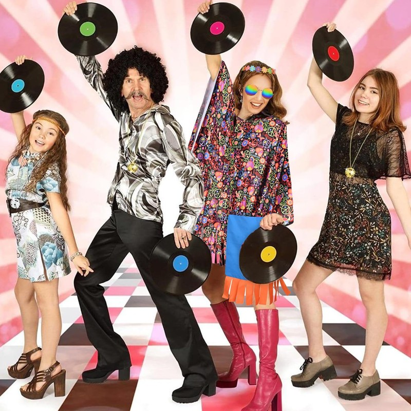 BITOYO Hippie Costume Women (A)