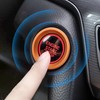 TOMALL Aluminum Engine Start Stop Push Button Cover Trim Compatible