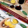 Magnetic Measuring Spoons Set of 9 Stainless Steel Dual-Sided Stackable