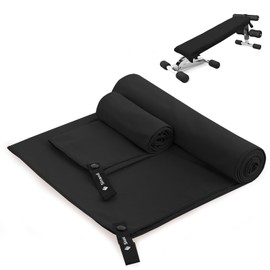 Microfibre towel 2 Pack |160x80cm+80x40cm| Ultra Lightweight Gym Towel, Quick Dry Microfiber Towels for Sports Travel Camping Beach Swimming