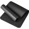 Hussain LLC Yoga Mat, 1/2 Inch Thick NBR Foam, Non-Slip