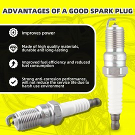 MOAUTO Set of 6 PCS Iridium Spark Plugs with Wire Set 671-6263 6696 52030 RC-FDZ089 WR6083 Compatible with Ford Ranger 2004-2008 Mazda B3000 2003-2007 3.0L V6