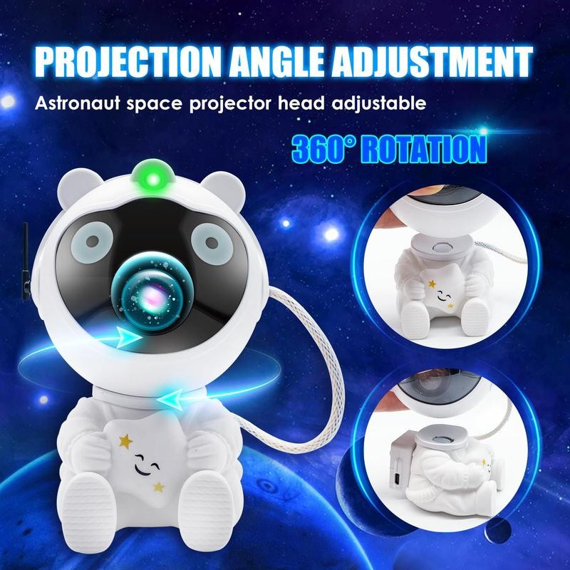 WEDEESUN Astronaut Galaxy Projector Star Projector with Timer and Remote