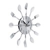 Stainless Steel Cutlery Clock Knife and Fork Spoon Wall Clock