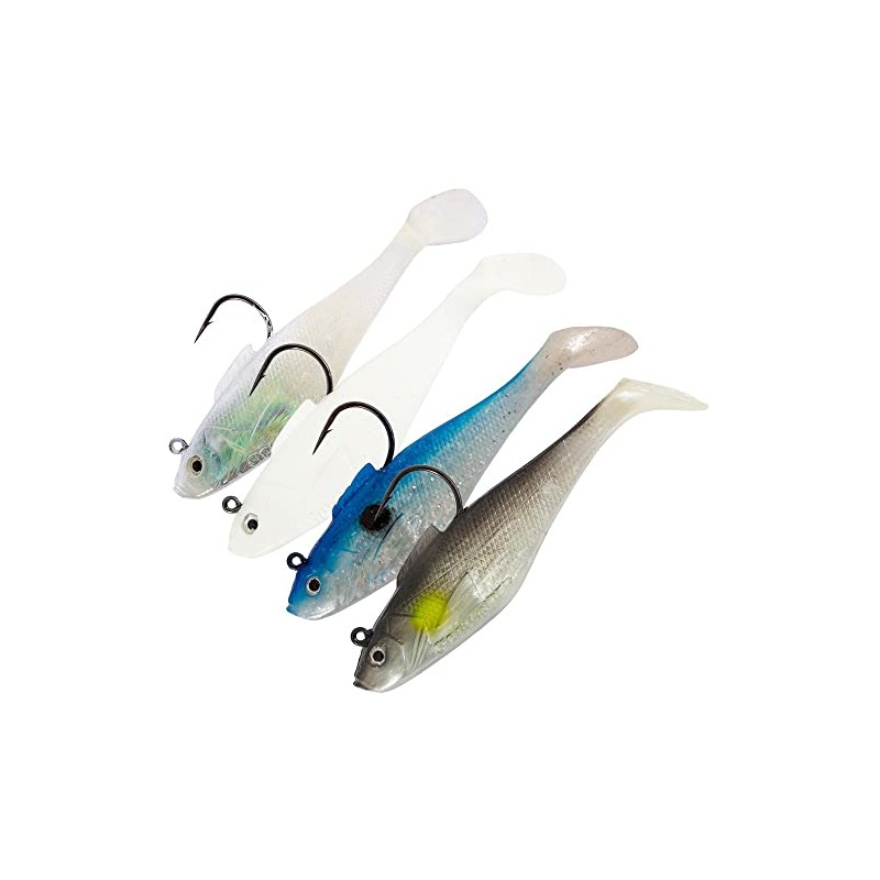 SIDEWINDER LURES SUPER SHADS THE BASS PACK 4" (4 PCS)