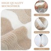 Microfiber Facial Cloths Fast Drying Washcloth 12x12inch Wave Pattern 6